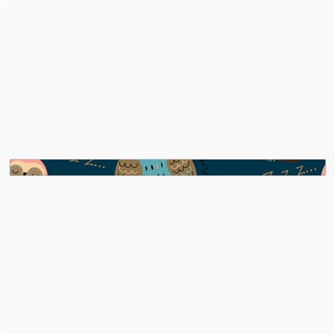 Seamless Pattern Owls Dreaming Roll Up Canvas Pencil Holder (S) from ArtsNow.com Strap