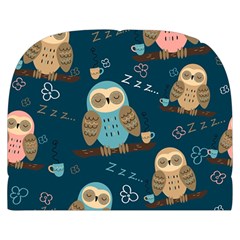 Seamless Pattern Owls Dreaming Make Up Case (Small) from ArtsNow.com Back