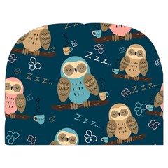 Seamless Pattern Owls Dreaming Make Up Case (Medium) from ArtsNow.com Back