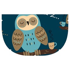 Seamless Pattern Owls Dreaming Make Up Case (Medium) from ArtsNow.com Side Right