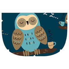 Seamless Pattern Owls Dreaming Make Up Case (Large) from ArtsNow.com Side Right