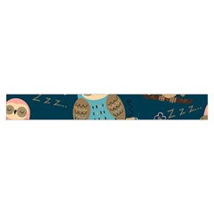 Seamless Pattern Owls Dreaming Make Up Case (Large) from ArtsNow.com Zipper Front