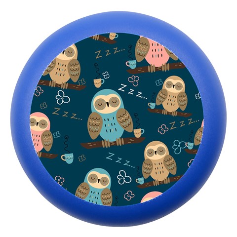 Seamless Pattern Owls Dreaming Dento Box with Mirror from ArtsNow.com Front