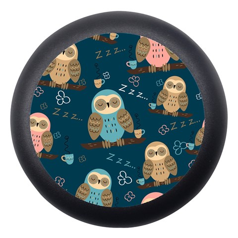 Seamless Pattern Owls Dreaming Dento Box with Mirror from ArtsNow.com Front