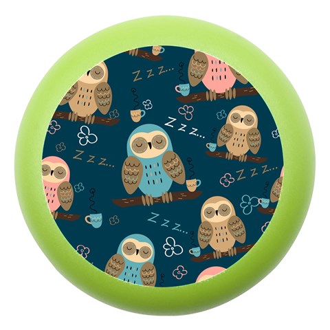 Seamless Pattern Owls Dreaming Dento Box with Mirror from ArtsNow.com Front