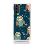 Seamless Pattern Owls Dreaming Samsung Galaxy S20 6.2 Inch TPU UV Case