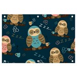 Seamless Pattern Owls Dreaming Banner and Sign 6  x 4 