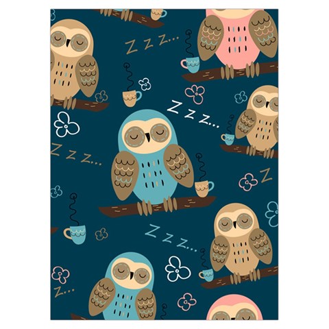 Seamless Pattern Owls Dreaming Playing Cards Single Design (Rectangle) with Custom Box from ArtsNow.com Card