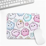 Cute Doodle Cartoon Seamless Pattern Small Mousepad