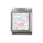 Cute Doodle Cartoon Seamless Pattern Italian Charm (13mm)