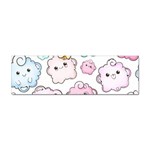Cute Doodle Cartoon Seamless Pattern Sticker Bumper (10 pack)