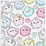 Cute Doodle Cartoon Seamless Pattern Canvas 16  x 16 