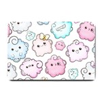 Cute Doodle Cartoon Seamless Pattern Small Doormat