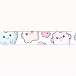 Cute Doodle Cartoon Seamless Pattern Small Bar Mat