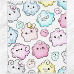 Cute Doodle Cartoon Seamless Pattern Canvas 11  x 14 