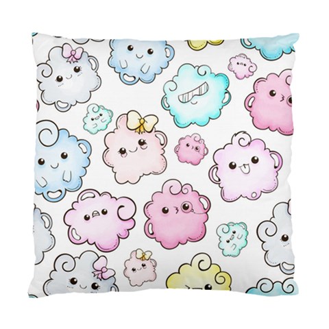 Cute Doodle Cartoon Seamless Pattern Standard Cushion Case (One Side) from ArtsNow.com Front