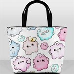Cute Doodle Cartoon Seamless Pattern Bucket Bag