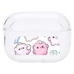Cute Doodle Cartoon Seamless Pattern Hard PC AirPods Pro Case