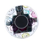 Cute Doodle Cartoon Seamless Pattern On-the-Go Memory Card Reader