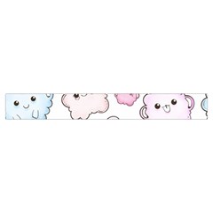 Cute Doodle Cartoon Seamless Pattern Make Up Case (Small) from ArtsNow.com Zipper Tape Front