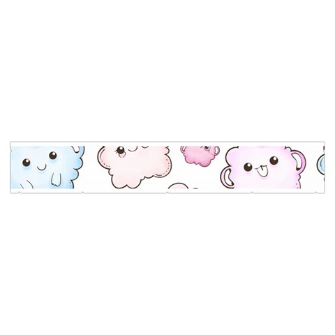 Cute Doodle Cartoon Seamless Pattern Make Up Case (Medium) from ArtsNow.com Zipper Front