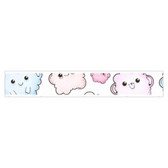 Cute Doodle Cartoon Seamless Pattern Make Up Case (Medium) from ArtsNow.com Zipper Front