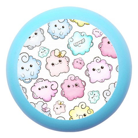 Cute Doodle Cartoon Seamless Pattern Dento Box with Mirror from ArtsNow.com Front