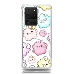 Cute Doodle Cartoon Seamless Pattern Samsung Galaxy S20 Ultra 6.9 Inch TPU UV Case