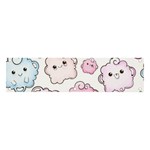 Cute Doodle Cartoon Seamless Pattern Banner and Sign 4  x 1 