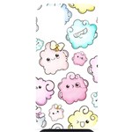Cute Doodle Cartoon Seamless Pattern iPhone 14 Plus Black UV Print Case