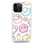 Cute Doodle Cartoon Seamless Pattern iPhone 14 Pro Max TPU UV Print Case