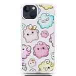 Cute Doodle Cartoon Seamless Pattern iPhone 13 TPU UV Print Case