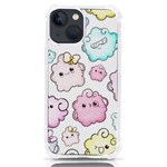 Cute Doodle Cartoon Seamless Pattern iPhone 13 mini TPU UV Print Case