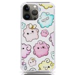 Cute Doodle Cartoon Seamless Pattern iPhone 13 Pro Max TPU UV Print Case