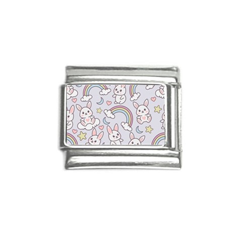 Seamless Pattern With Cute Rabbit Character Italian Charm (9mm) from ArtsNow.com Front
