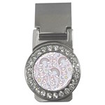 Seamless Pattern With Cute Rabbit Character Money Clips (CZ) 