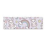 Seamless Pattern With Cute Rabbit Character Sticker (Bumper)