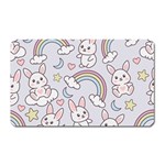 Seamless Pattern With Cute Rabbit Character Magnet (Rectangular)