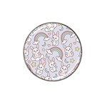 Seamless Pattern With Cute Rabbit Character Hat Clip Ball Marker (10 pack)