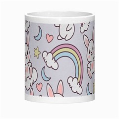Seamless Pattern With Cute Rabbit Character Morph Mug from ArtsNow.com Center