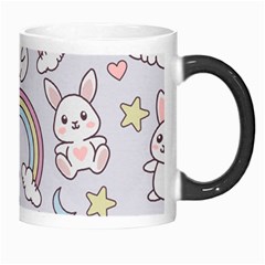 Seamless Pattern With Cute Rabbit Character Morph Mug from ArtsNow.com Right