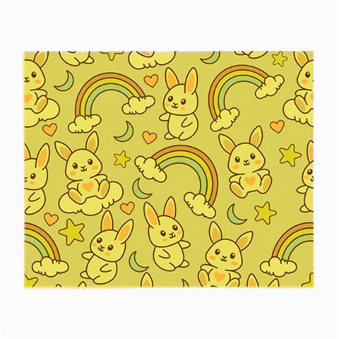 Seamless Pattern With Cute Rabbit Character Small Glasses Cloth from ArtsNow.com Front