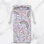 Seamless Pattern With Cute Rabbit Character Jewelry Bag