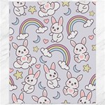 Seamless Pattern With Cute Rabbit Character Canvas 8  x 10 