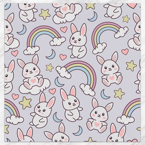 Seamless Pattern With Cute Rabbit Character Canvas 16  x 16  from ArtsNow.com 15.2 x15.41  Canvas - 1