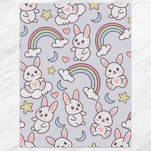 Seamless Pattern With Cute Rabbit Character Canvas 18  x 24  from ArtsNow.com 17.8 x23.08  Canvas - 1