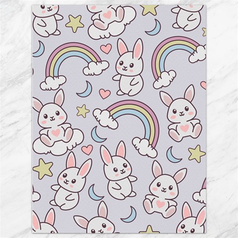 Seamless Pattern With Cute Rabbit Character Canvas 36  x 48  from ArtsNow.com 35.26 x46.15  Canvas - 1