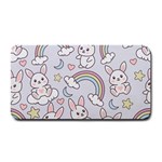 Seamless Pattern With Cute Rabbit Character Medium Bar Mat