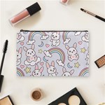 Seamless Pattern With Cute Rabbit Character Cosmetic Bag (Medium)