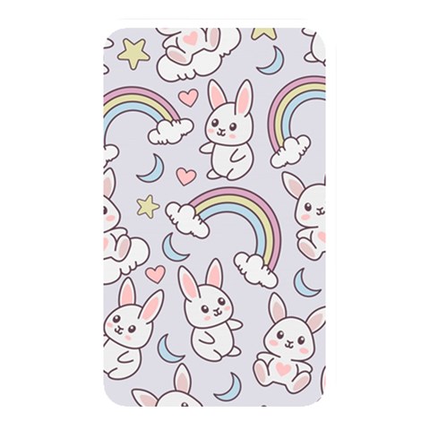 Seamless Pattern With Cute Rabbit Character Memory Card Reader (Rectangular) from ArtsNow.com Front